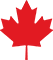 A picture of a red Canadian maple leaf