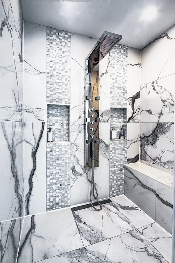 Kitchen design by Shelley Robertson, Centura Tile