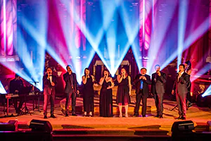 The Flores Family and Friends host a local community concert.   Photo by Jeffrey Meyer.