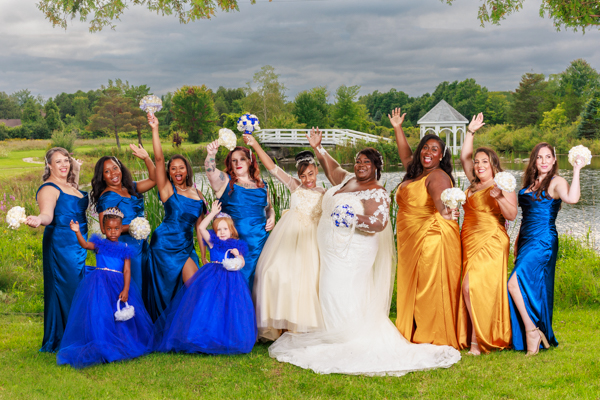 bridesmaides portraits at orchardview wedding and conference centre